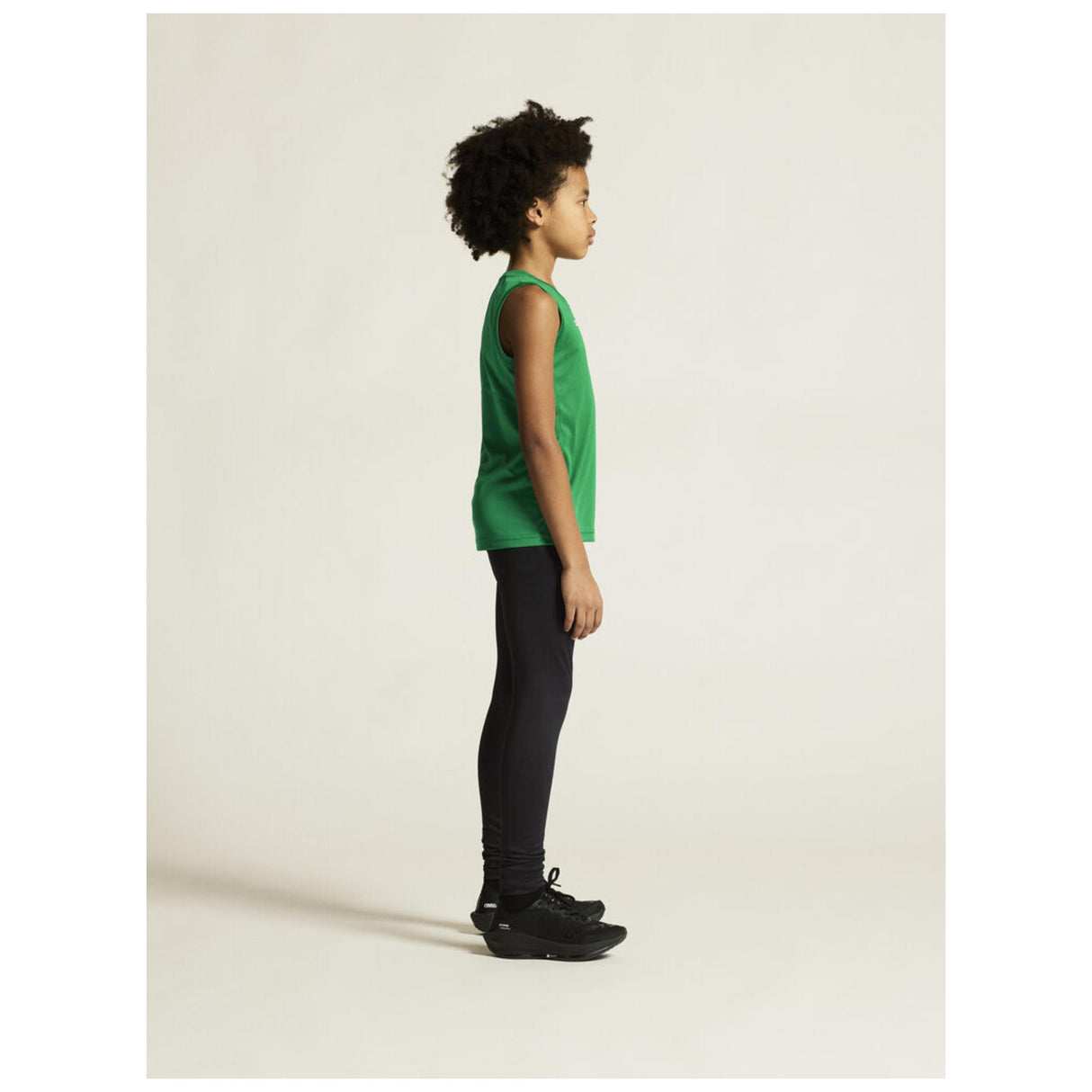 Rush 2.0 Singlet Jr - Green - Closeup 2