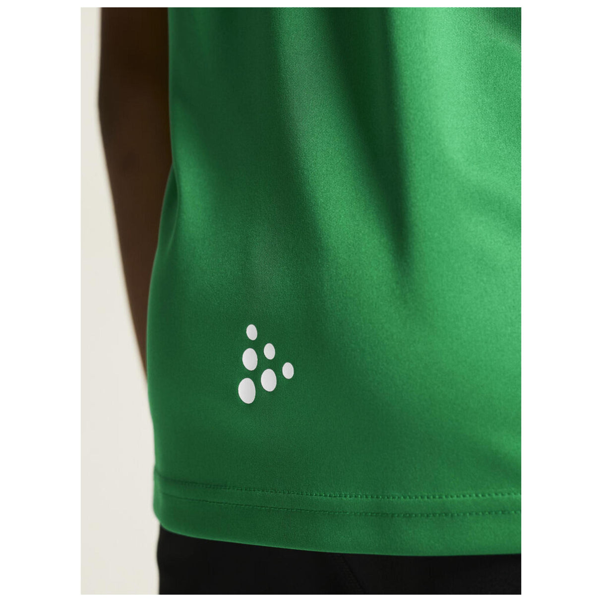 Rush 2.0 Singlet Jr - Green - Closeup 7