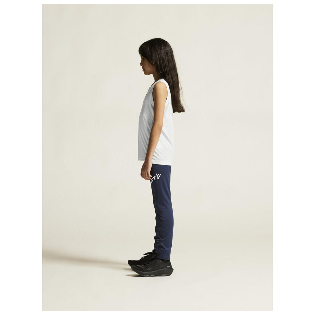 Rush 2.0 Singlet Jr - White - Closeup 3