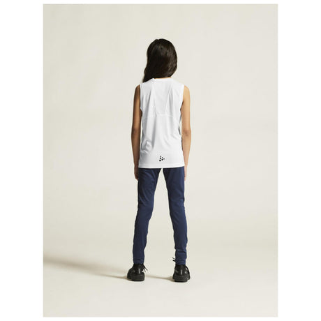 Rush 2.0 Singlet Jr - White - Closeup 4