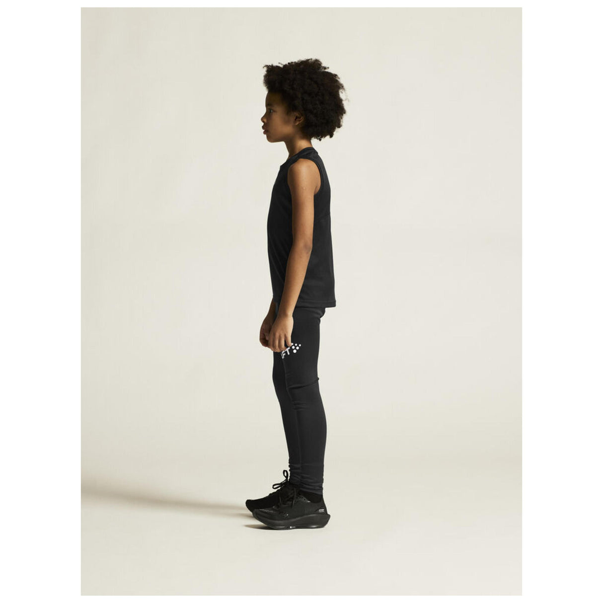 Rush 2.0 Singlet Jr - Black - Closeup 3