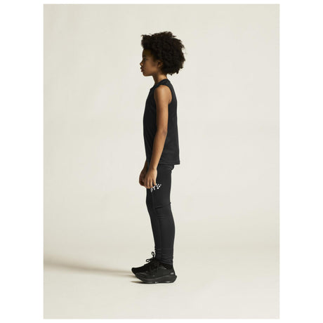 Rush 2.0 Singlet Jr - Black - Closeup 3