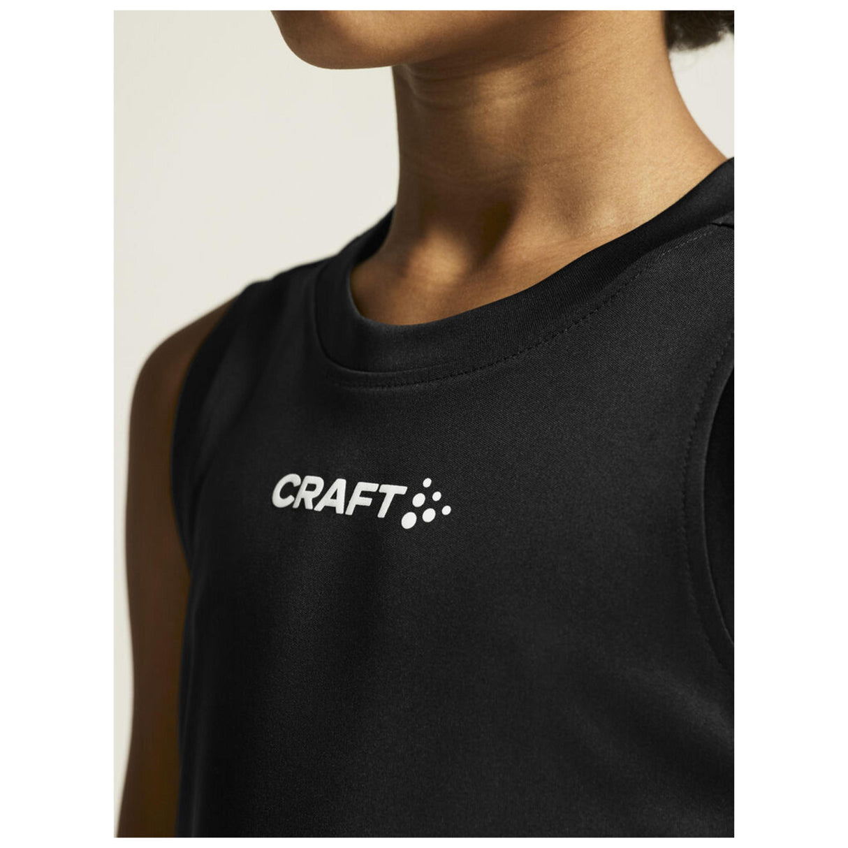 Rush 2.0 Singlet Jr - Black - Closeup 7