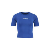 Rush 2.0 Crop Tee W - Cobalt - Front