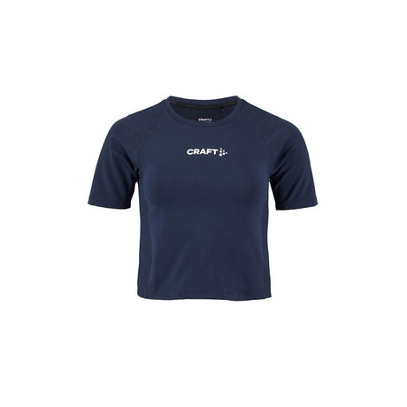 Rush 2.0 Crop Tee W - Navy - Front