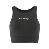 Rush 2.0 Crop Top W - Black - Front