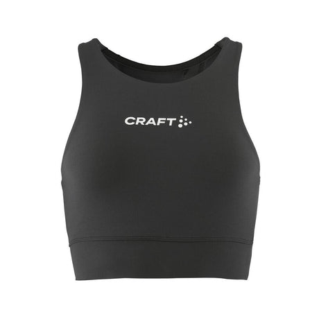 Rush 2.0 Crop Top W - Black - Front