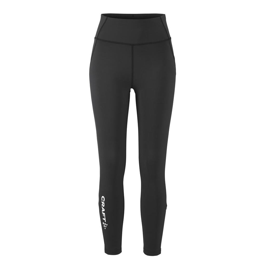 Rush 2.0 Zip Tights W - Black - Front