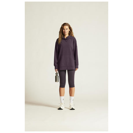 Adv Join Long Hoodie W - Dark Plum - Closeup 1