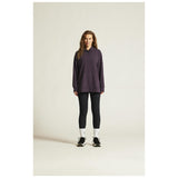 Adv Join Long Hoodie W - Dark Plum - Closeup 10