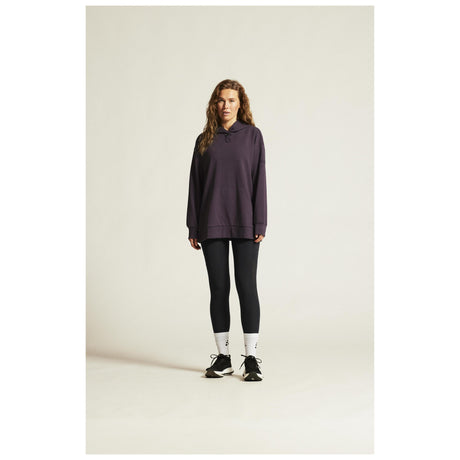 Adv Join Long Hoodie W - Dark Plum - Closeup 11