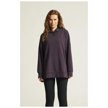 Adv Join Long Hoodie W - Dark Plum - Closeup 12