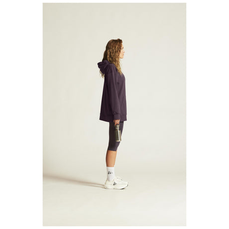 Adv Join Long Hoodie W - Dark Plum - Closeup 2