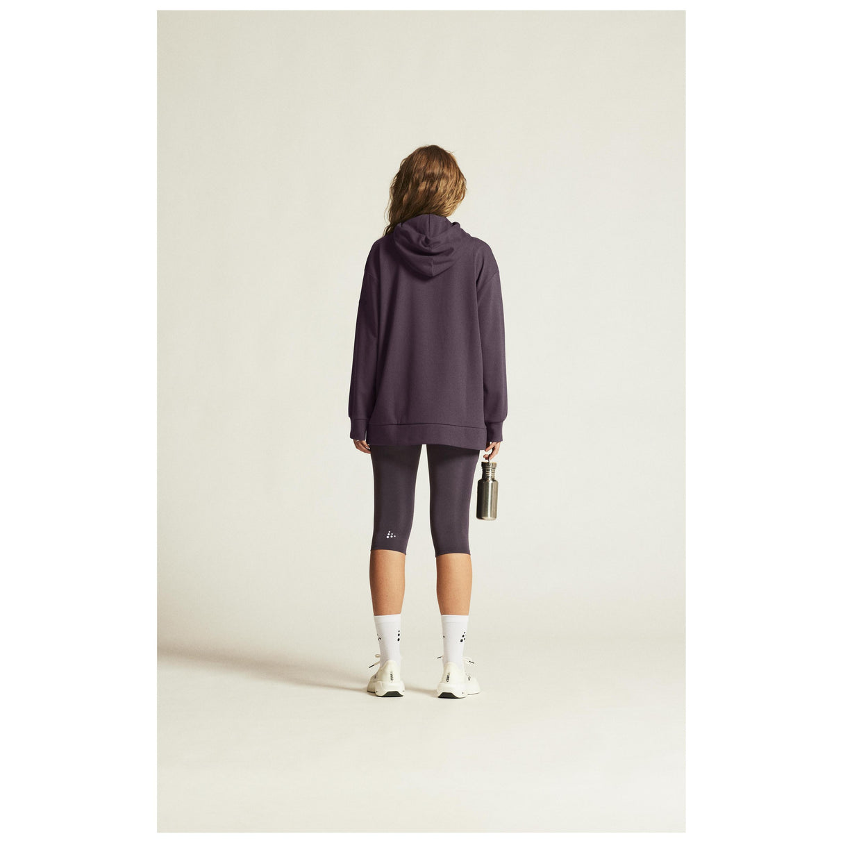 Adv Join Long Hoodie W - Dark Plum - Closeup 3