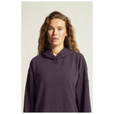 Adv Join Long Hoodie W - Dark Plum - Closeup 5