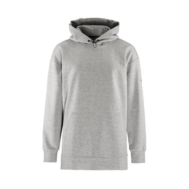 Adv Join Long Hoodie W - Grey Melange - Front