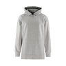 Adv Join Long Hoodie W - Grey Melange - Front