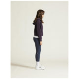 Adv Join Fz Hoodie W - Dark Plum - Closeup 2