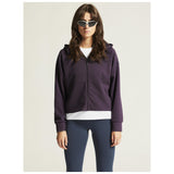 Adv Join Fz Hoodie W - Dark Plum - Closeup 4