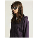 Adv Join Fz Hoodie W - Dark Plum - Closeup 5