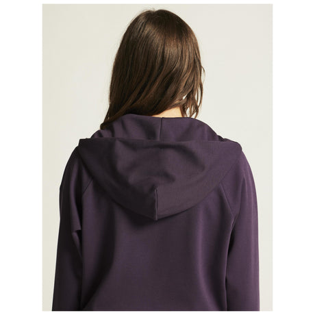 Adv Join Fz Hoodie W - Dark Plum - Closeup 6