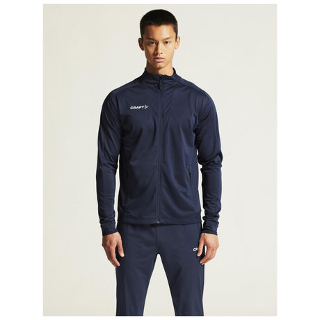 Evolve 2.0 Full Zip Jacket M - Navy - Closeup 5