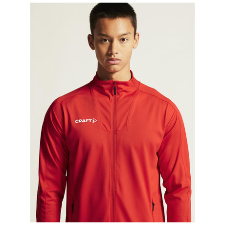 Evolve 2.0 Full Zip Jacket M - Red - Closeup 6
