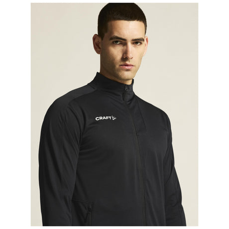 Evolve 2.0 Full Zip Jacket M - Black - Closeup 8