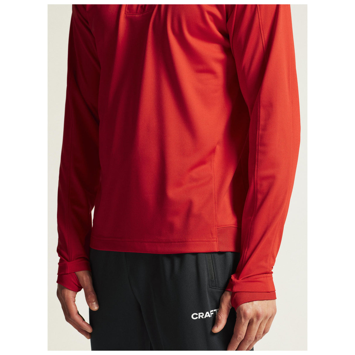 Evolve 2.0 Half Zip Jacket M - Red - Closeup 7