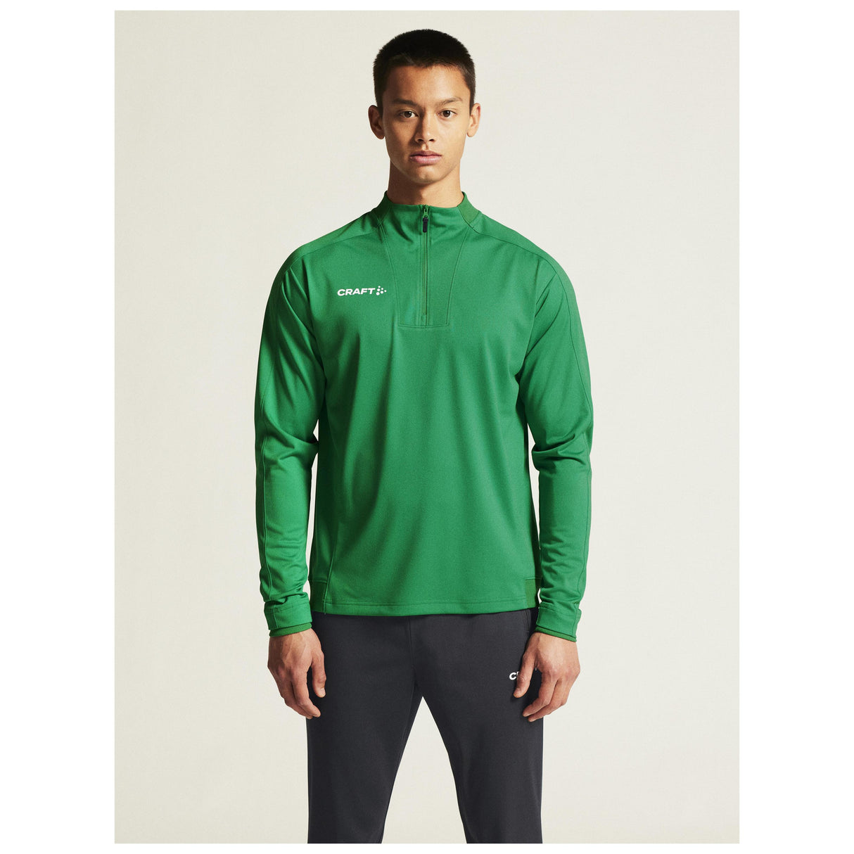 Evolve 2.0 Half Zip Jacket M - Green - Closeup 5