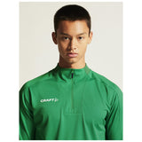 Evolve 2.0 Half Zip Jacket M - Green - Closeup 6