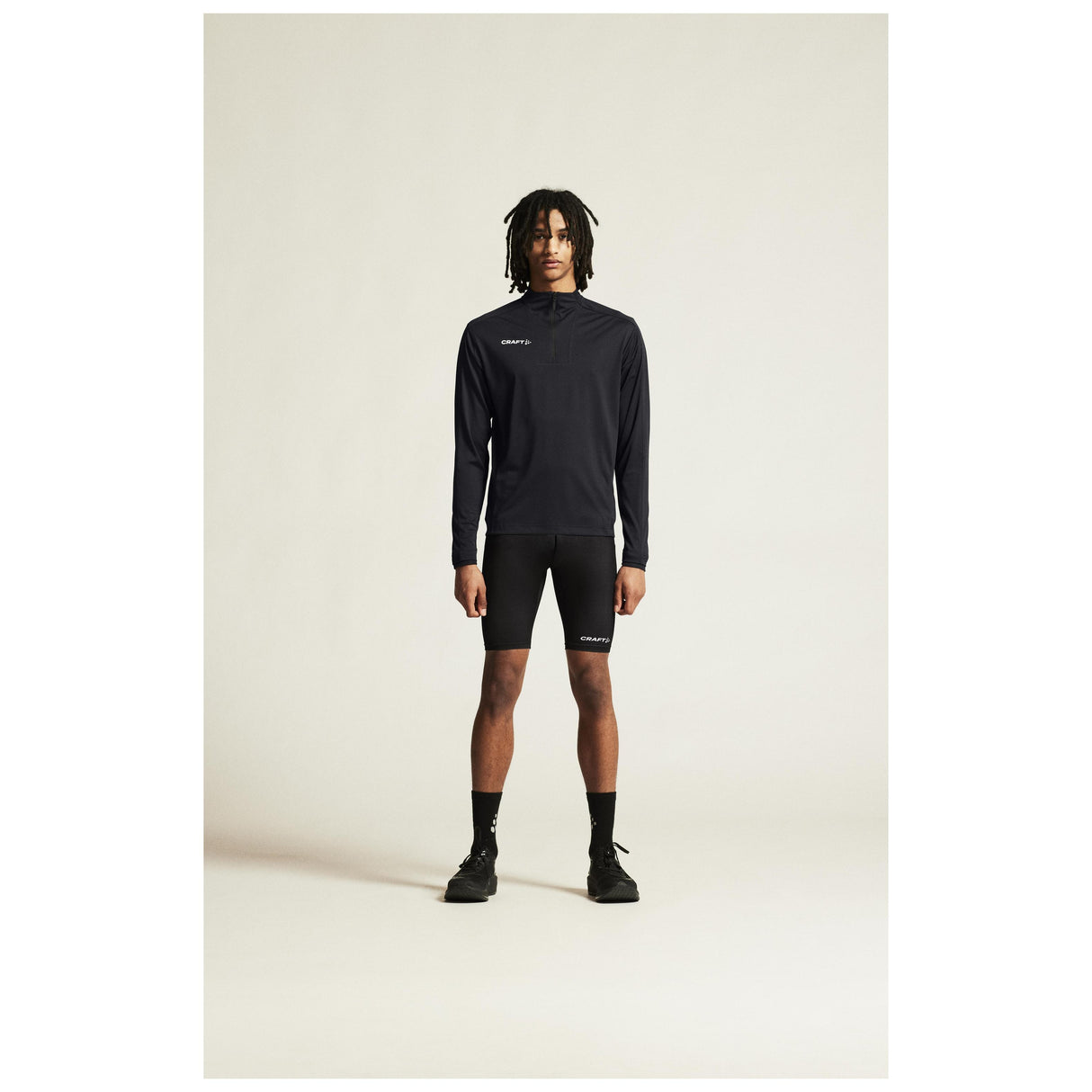 Evolve 2.0 Half Zip Jacket M - Black - Closeup 1