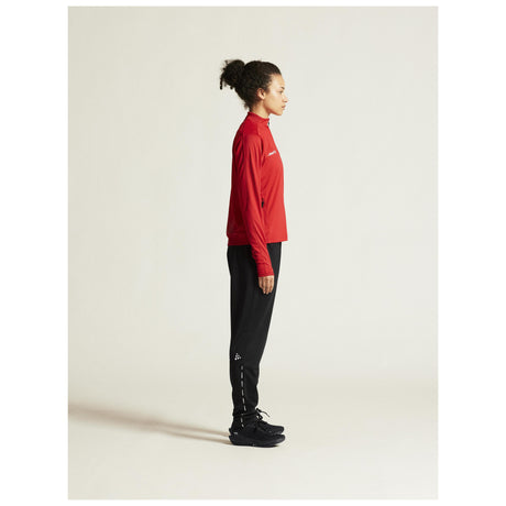 Evolve 2.0 Full Zip Jacket W - Red - Closeup 2