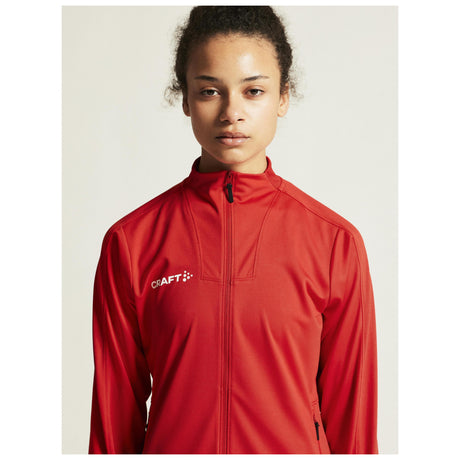 Evolve 2.0 Full Zip Jacket W - Red - Closeup 6
