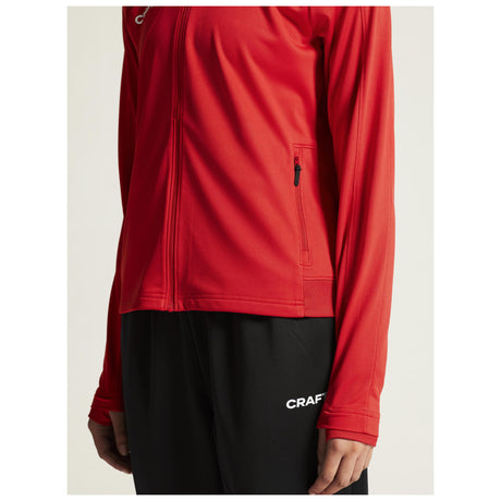 Evolve 2.0 Full Zip Jacket W - Red - Closeup 7