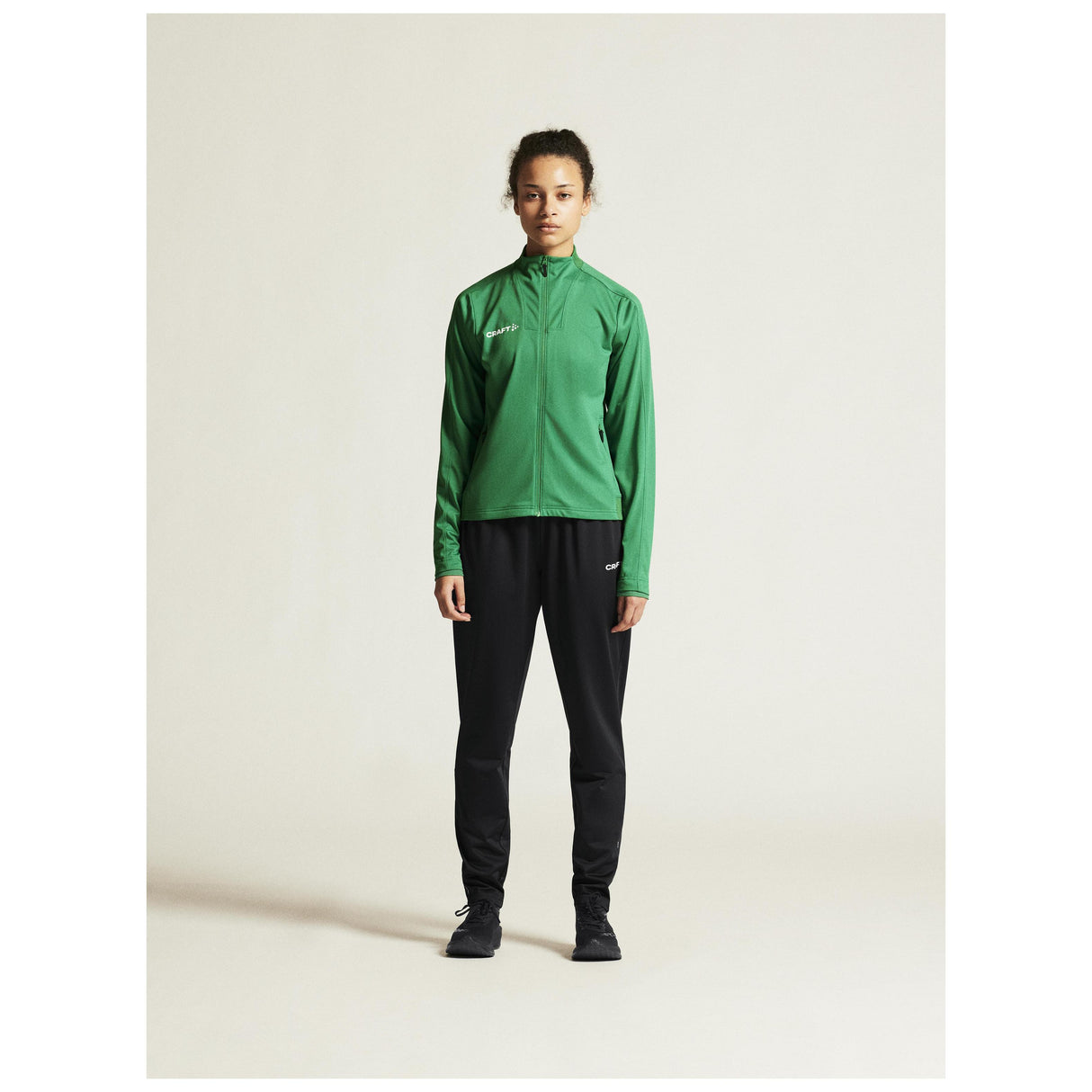 Evolve 2.0 Full Zip Jacket W - Green - Closeup 1