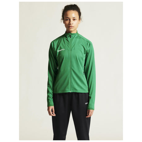 Evolve 2.0 Full Zip Jacket W - Green - Closeup 5