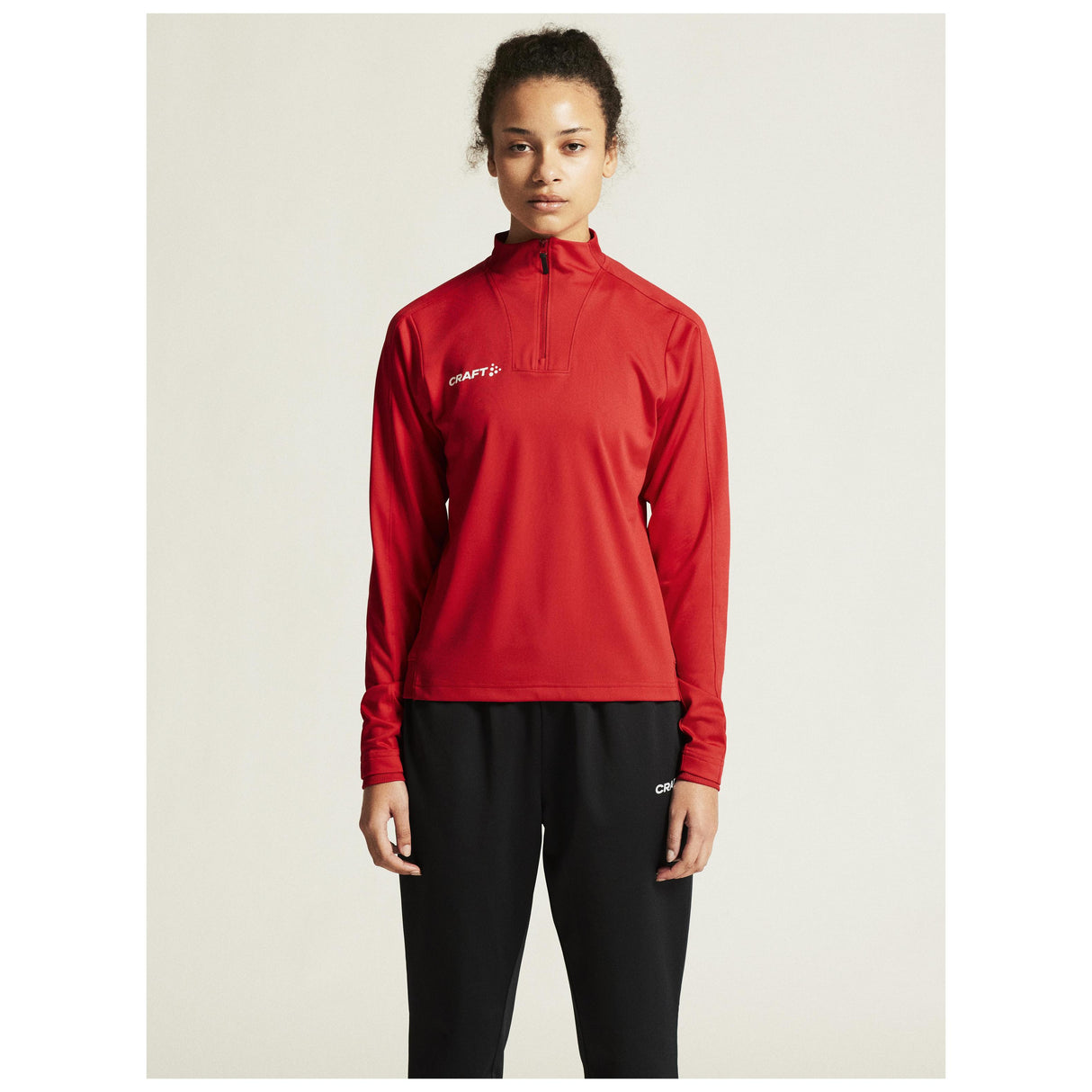 Evolve 2.0 Half Zip Jacket W - Red - Closeup 5