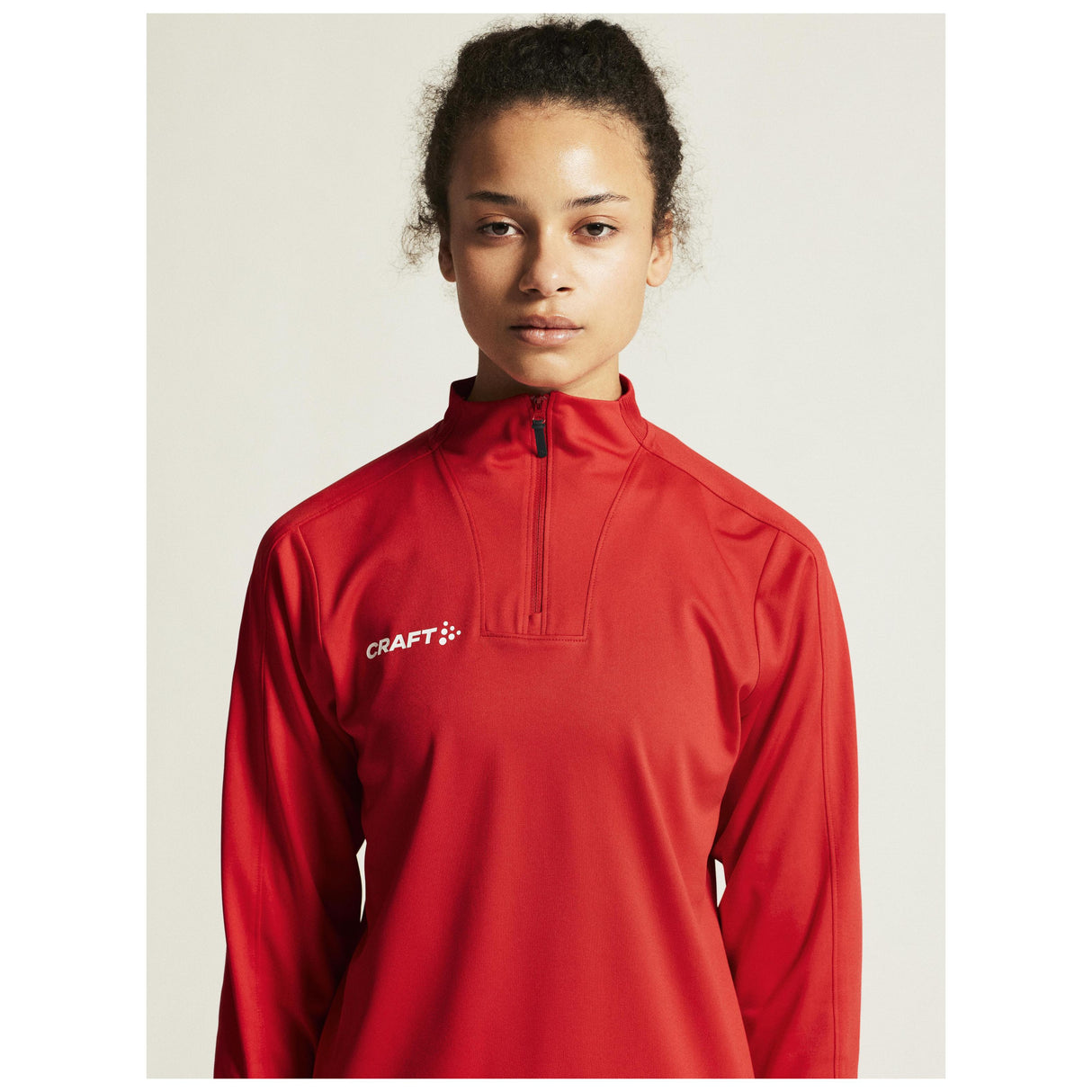 Evolve 2.0 Half Zip Jacket W - Red - Closeup 6