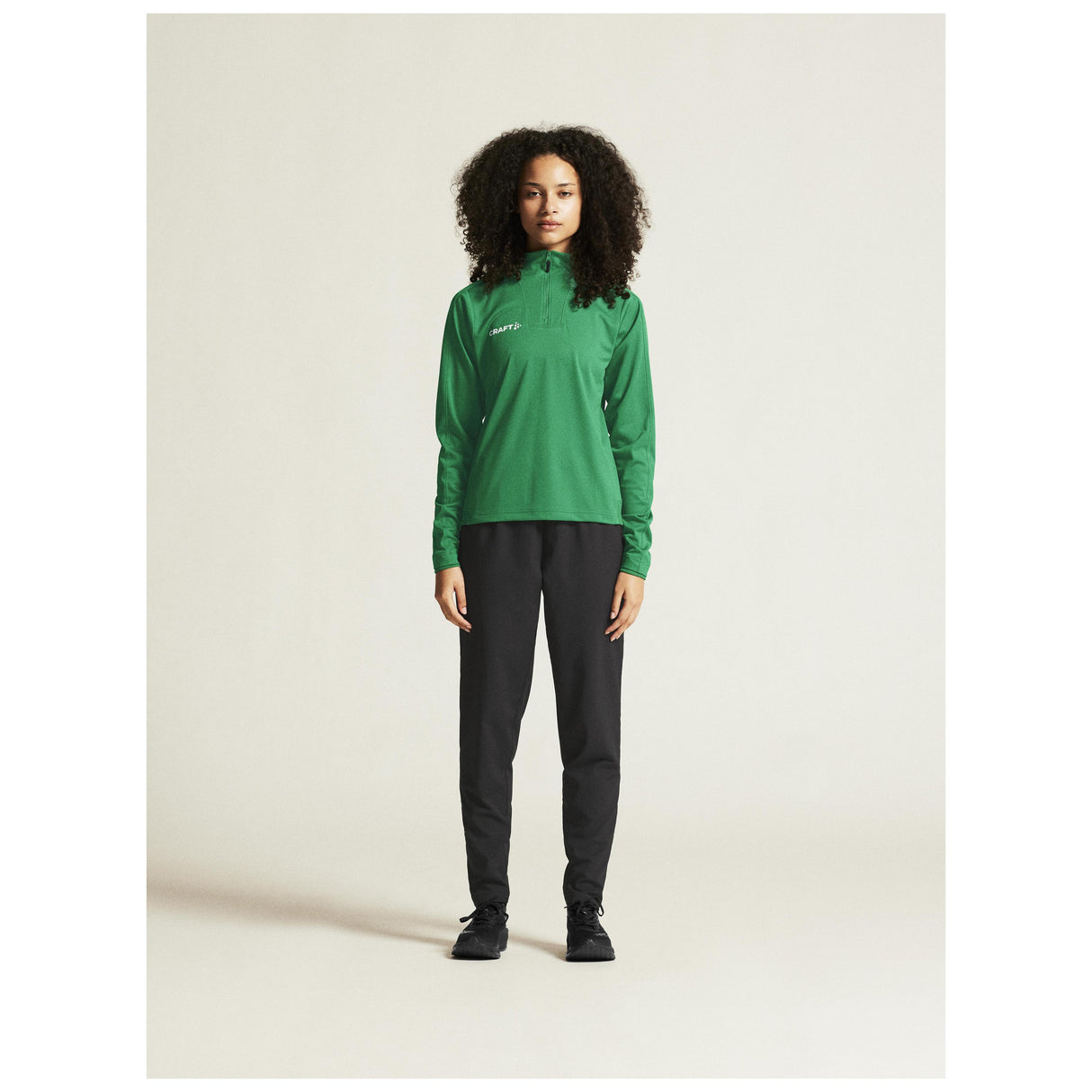 Evolve 2.0 Half Zip Jacket W - Green - Closeup 1