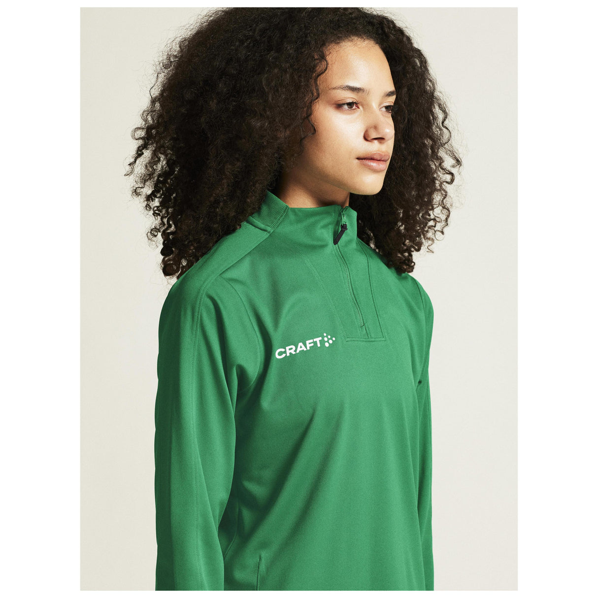 Evolve 2.0 Half Zip Jacket W - Green - Closeup 6