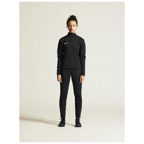 Evolve 2.0 Half Zip Jacket W - Black - Closeup 1