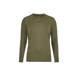 Adv Essence Ls Tee 2 M - Dark Green - Front