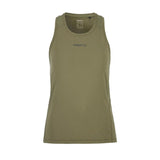Adv Essence Singlet 2 W - Dark Green - Front