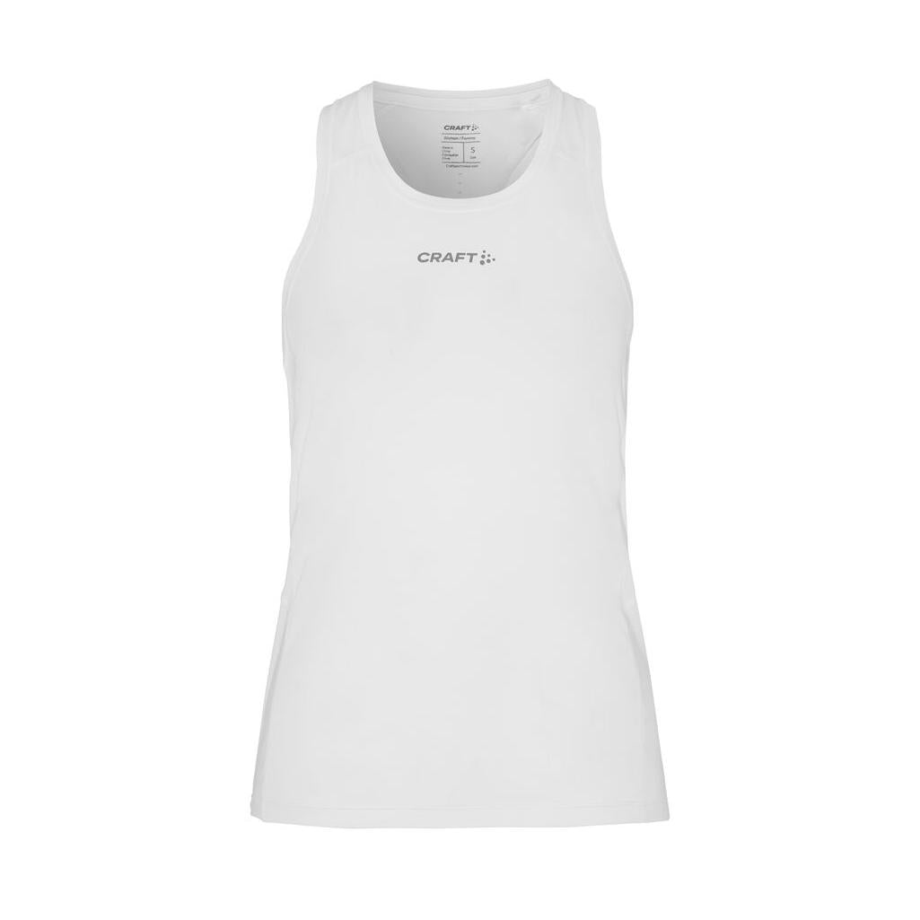 Adv Essence Singlet 2 W - White - Front