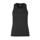 Adv Essence Singlet 2 W - Black - Front