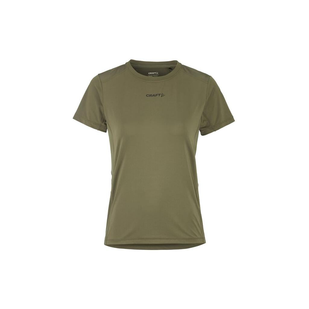 Adv Essence Ss Tee 2 W - Dark Green - Front