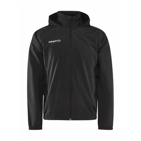 Evolve Rain Jacket Jr - Black - Front