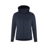 Adv Explore Power Fleece Hood Jkt M - Dark Blue - Front