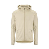 Adv Explore Power Fleece Hood Jkt M - Beige - Front